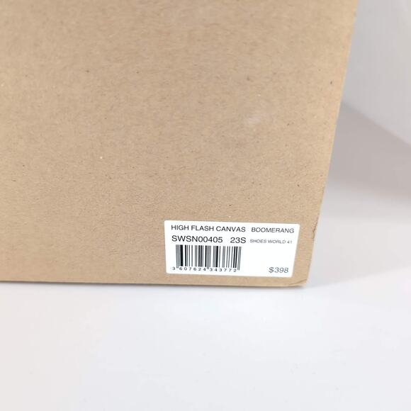 ZADIG & VOLTAIRE High Flash Canvas Sneakers in Boomerang Purple - Size 10 - NIB - Picture 10 of 16